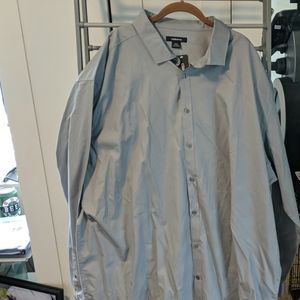 NEW gray long sleeve dress shirt